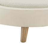 Milo 31'' Dog Bed In Ivory