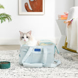 Teddy 14.5'' Dog & Cat Carrier Bag In Light Blue