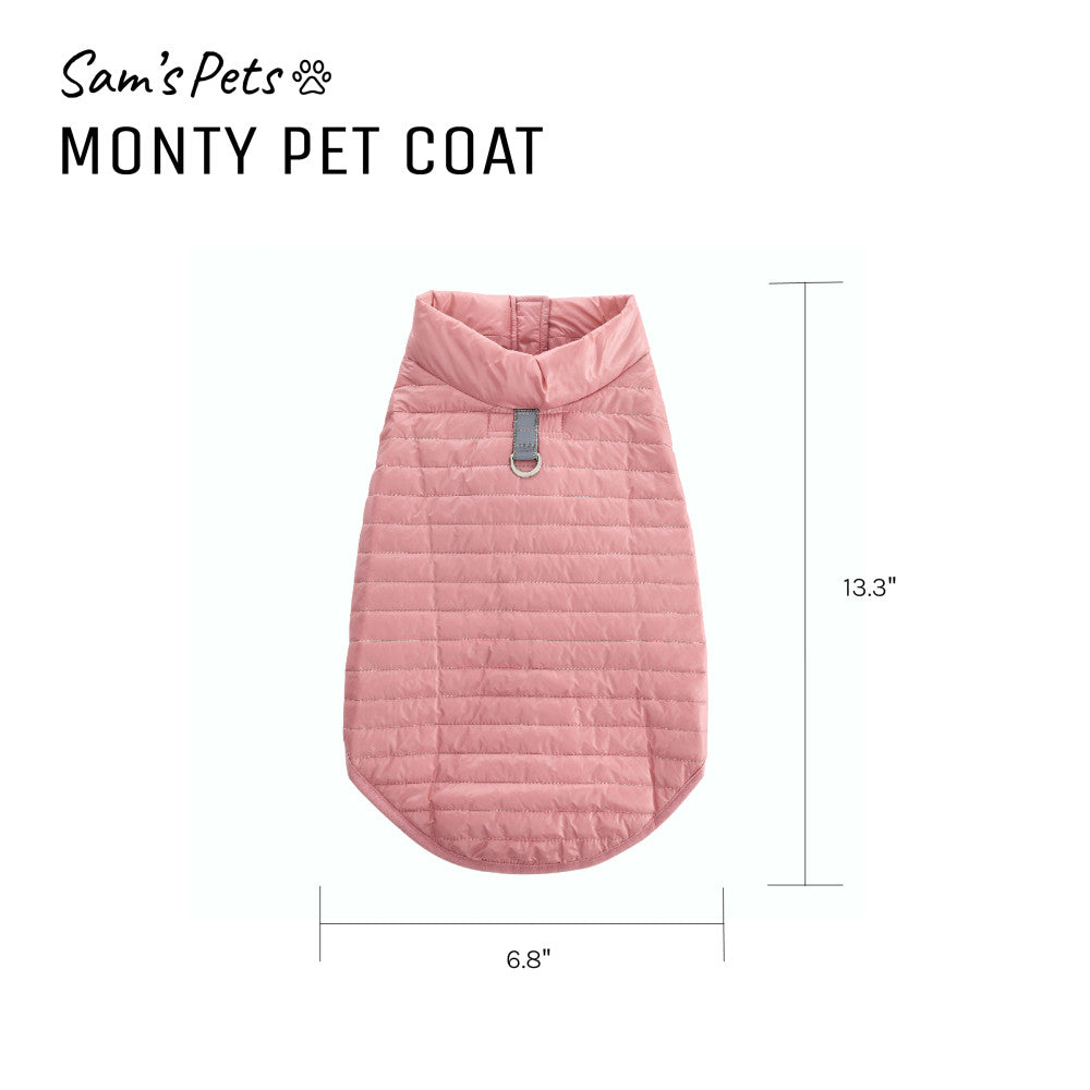 Monty Puffer Jacket In Pink / Size:Large