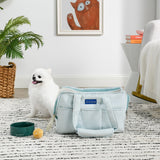Teddy 14.5'' Dog & Cat Carrier Bag In Light Blue
