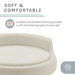 Milo 31'' Dog Bed In Ivory