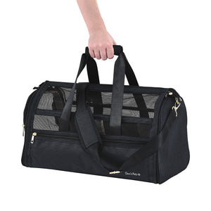 Scout 19'' Dog & Cat Carrier Bag Black
