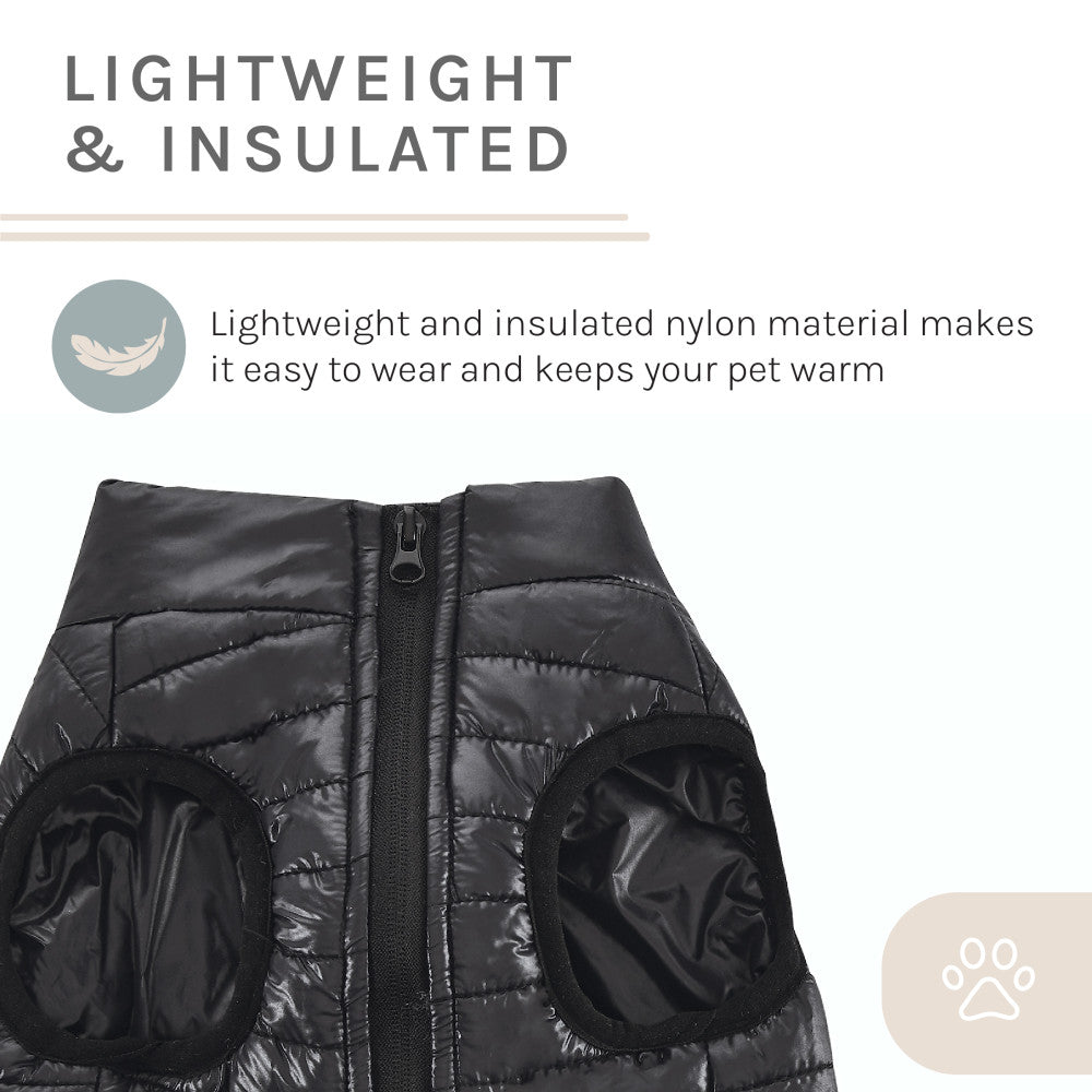 Monty Puffer Jacket In Black / Size:Large