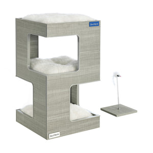 Escher Cat Tree 23.5'' In Grey