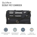 Scout 19'' Dog & Cat Carrier Bag Black