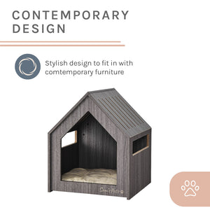 Forest 23'' Dog House In Gray