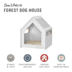 Forest 23'' Dog House In White Oak