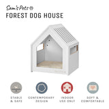 Forest 23'' Dog House In White Oak