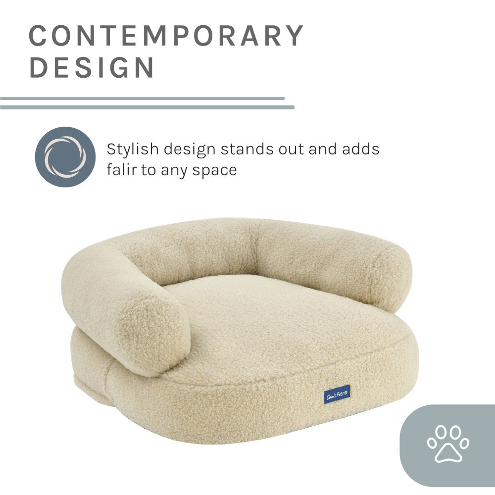 Zoe 26'' Dog Bed In Beige