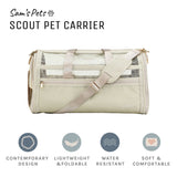Scout 19'' Dog & Cat Carrier Bag Beige