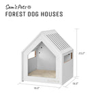 Forest 23'' Dog House In White Oak