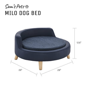 Milo 31'' Dog Bed In Navy