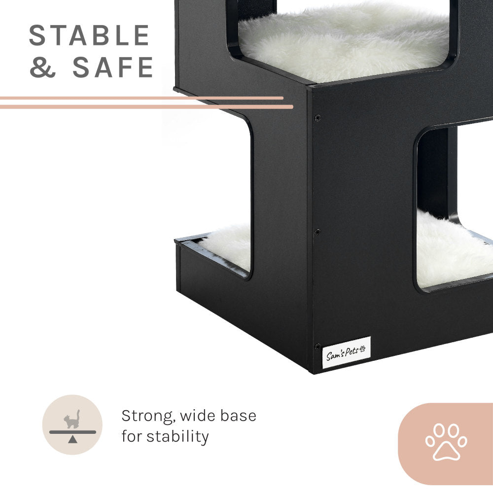 Escher Cat Tree 23.5'' In Black