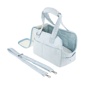 Teddy 14.5'' Dog & Cat Carrier Bag In Light Blue