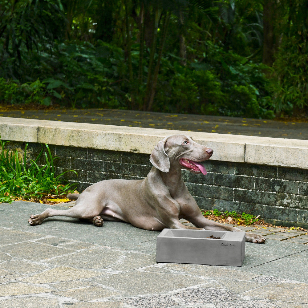 Duke Pet Bowl 13'' In Dark Grey