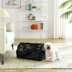 Scout 19'' Dog & Cat Carrier Bag Black