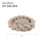 Ivy 20'' Dog Bed In Beige