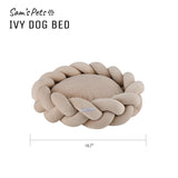 Ivy 20'' Dog Bed In Beige