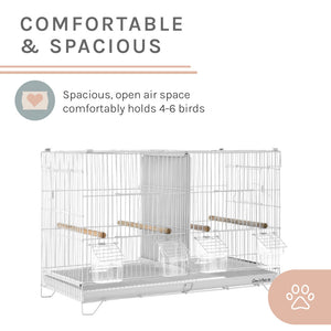 Willow 24'' Bird Cage In White