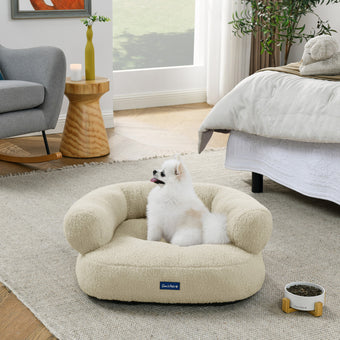 Zoe 26'' Dog Bed In Beige