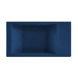Sam's Pets Concrete Duke Pet Bowl 13'' In Navy Blue