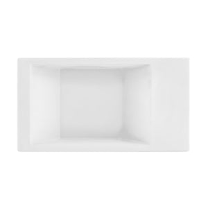 Sam's Pets Concrete Duke Pet Bowl 13'' In Sand White