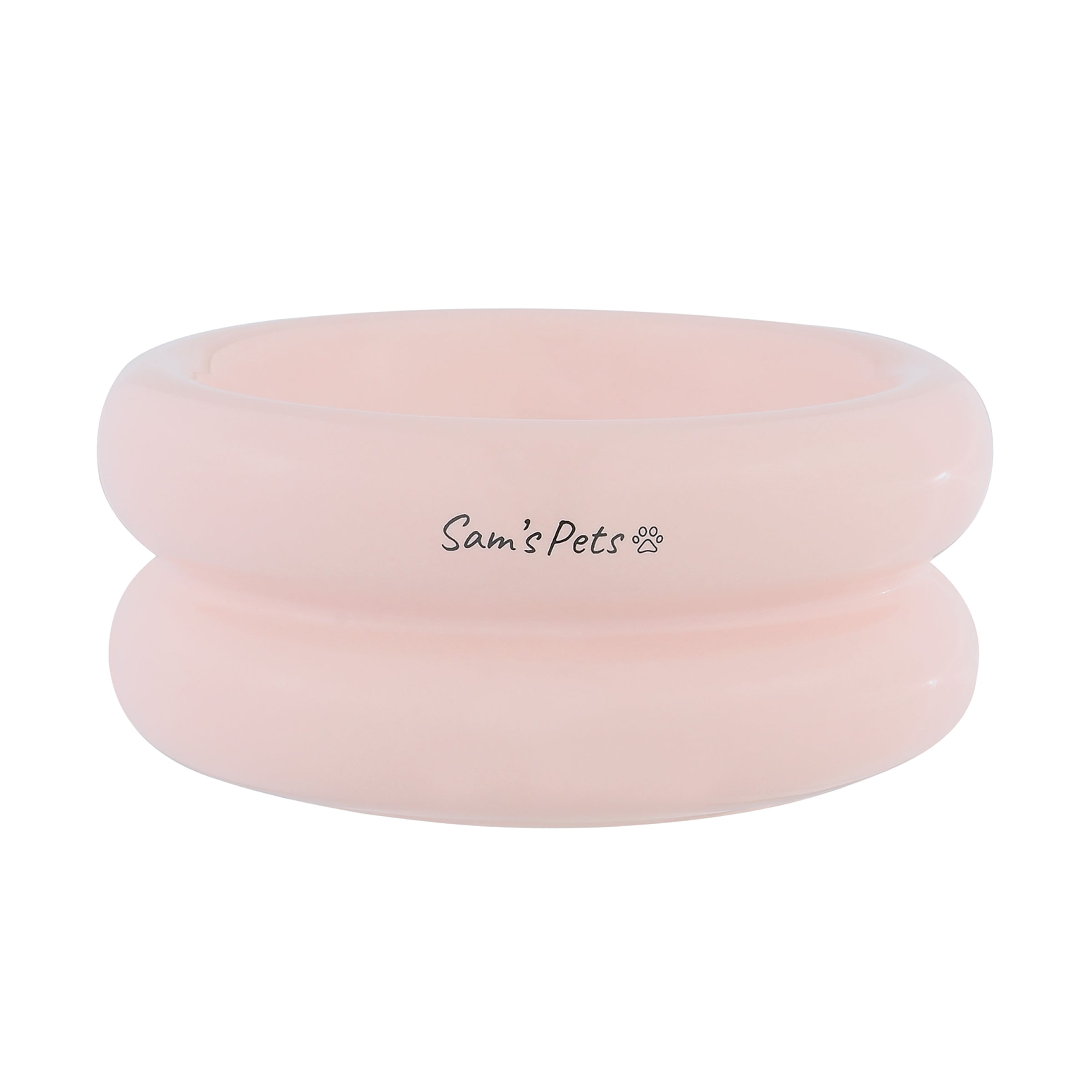 Sam's Pets Tall Tulip Pet Bowl In Glossy Pink