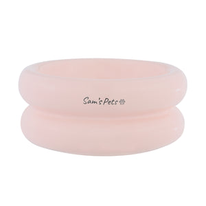 Sam's Pets Tall Tulip Pet Bowl In Glossy Pink