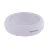 Sam's Pets Short Tulip Pet Bowl In Glossy Lilac