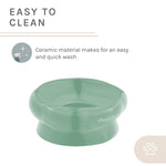 Sam's Pets Short Tulip 2.0 Pet Bowl in Glossy Mint