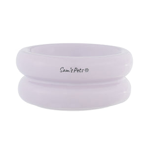 Sam's Pets Tall Tulip Pet Bowl In Glossy Lilac