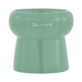 Sam's Pets Tall Tulip 2.0 Pet Bowl in Glossy Mint