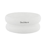 Sam's Pets Tall Tulip Pet Bowl In Glossy White