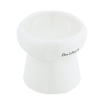 Sam's Pets Tall Tulip 2.0 Pet Bowl in Glossy White