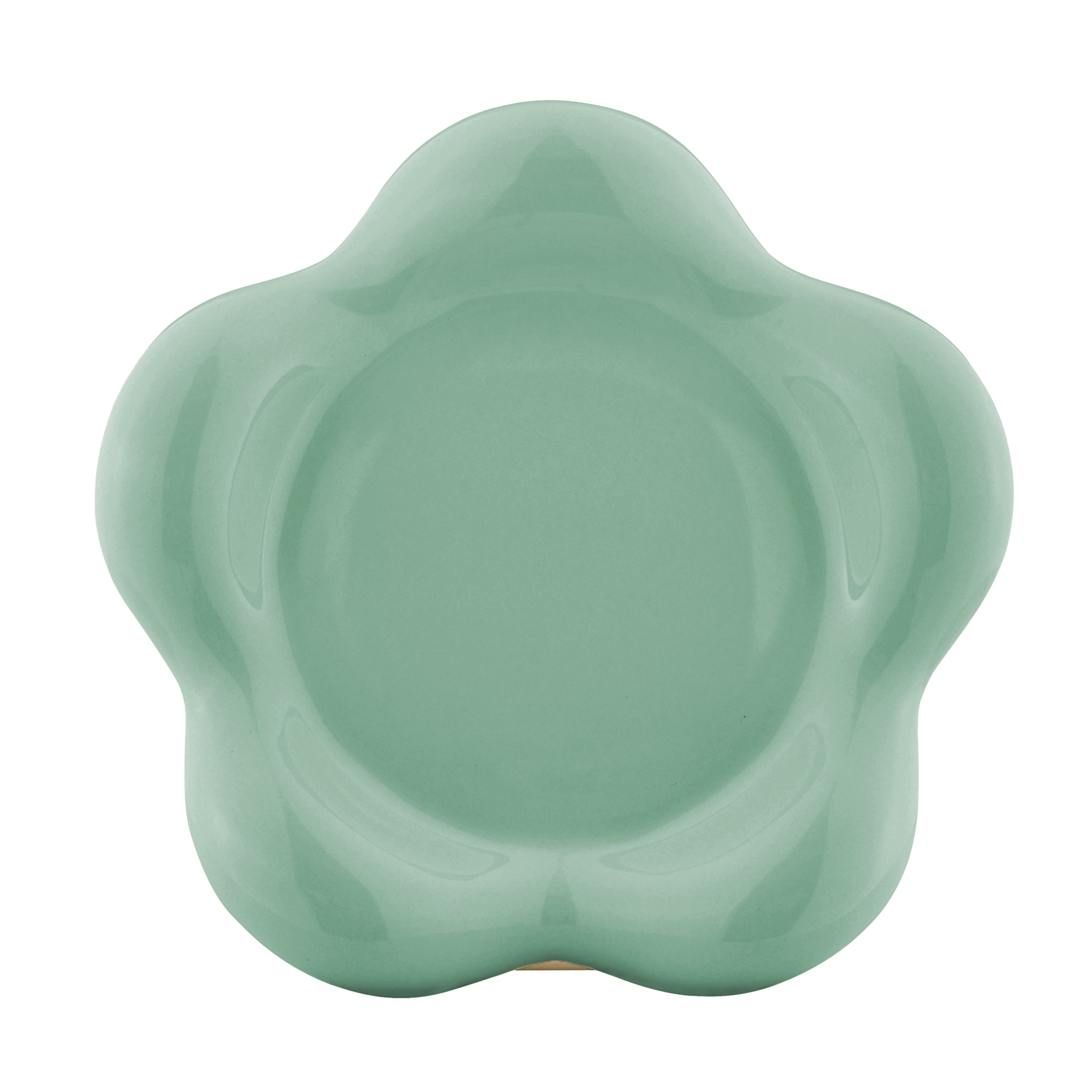 Sam's Pets Daisy Oak Stand Pet Bowl In Glossy Mint