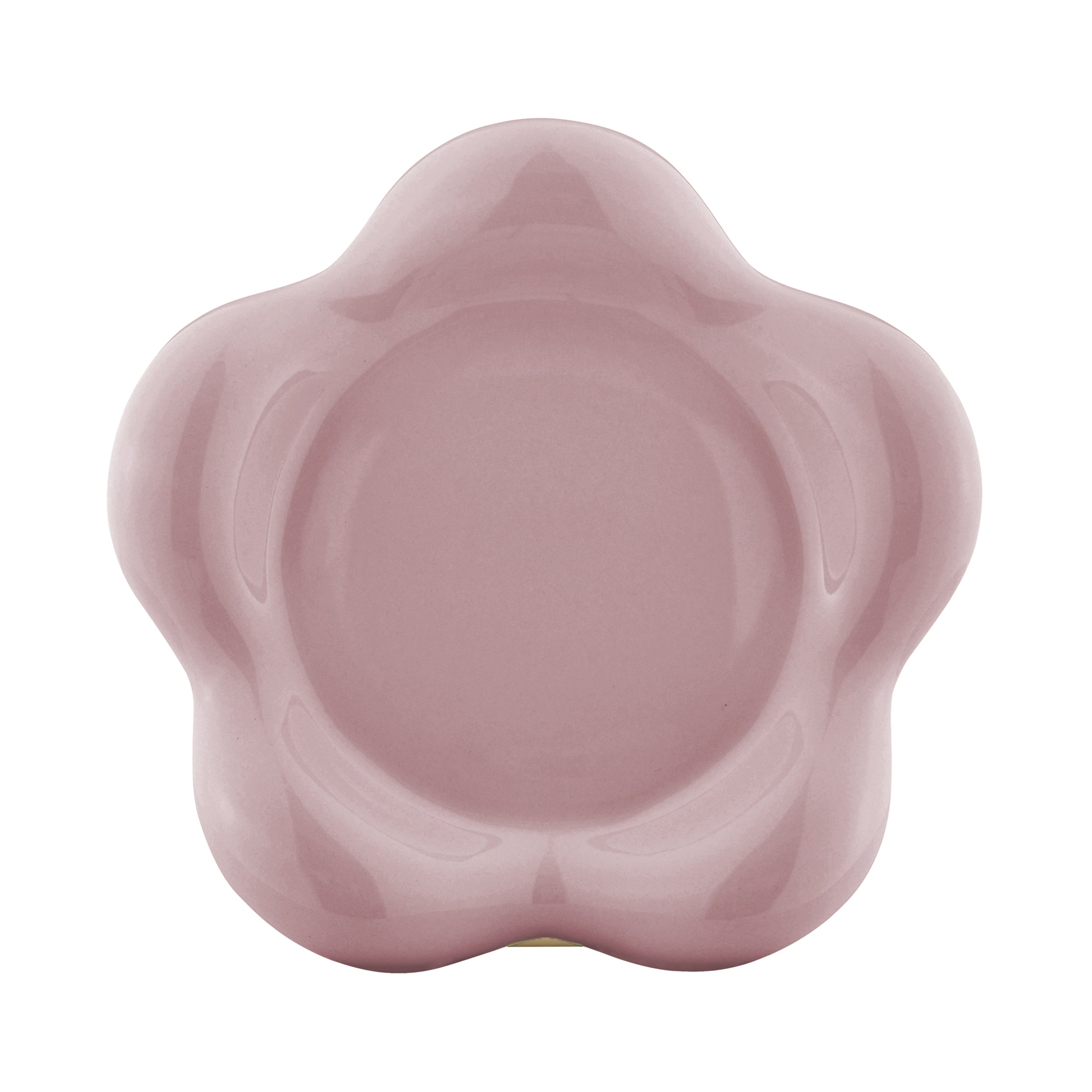 Sam's Pets Daisy Oak Stand Pet Bowl In Glossy Pink