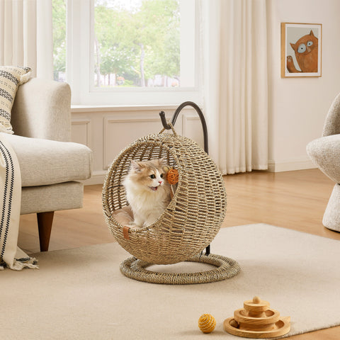 Sam's Pets Nala Hanging Egg Cat Condo In Beige
