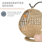Sam's Pets Nala Hanging Egg Cat Condo In Beige