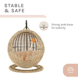Sam's Pets Nala Hanging Egg Cat Condo In Beige