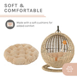 Sam's Pets Nala Hanging Egg Cat Condo In Beige
