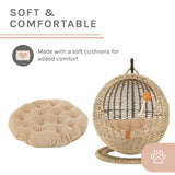 Sam's Pets Nala Hanging Egg Cat Condo In Beige