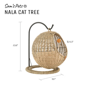 Sam's Pets Nala Hanging Egg Cat Condo In Beige