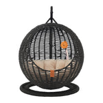 Sam's Pets Nala Hanging Egg Cat Condo In Black 