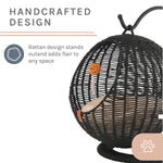 Sam's Pets Nala Hanging Egg Cat Condo In Black 