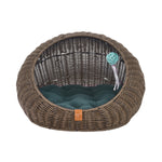 Sam's Pets Nala 20'' Dog Cat Bed In Brown Oak