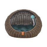 Sam's Pets Nala 20'' Dog Cat Bed In Brown Oak