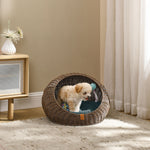 Sam's Pets Nala 20'' Dog Cat Bed In Brown Oak