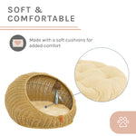 Sam's Pets Nala 20'' Dog/Cat Bed in Beige