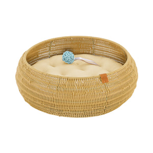 Sam's Pets Leo 19'' Dog/Cat Bed In Beige