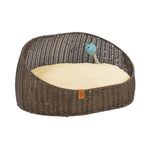 Sam's Pets Luna 23'' Dog/ Cat Bed In Brown Oak